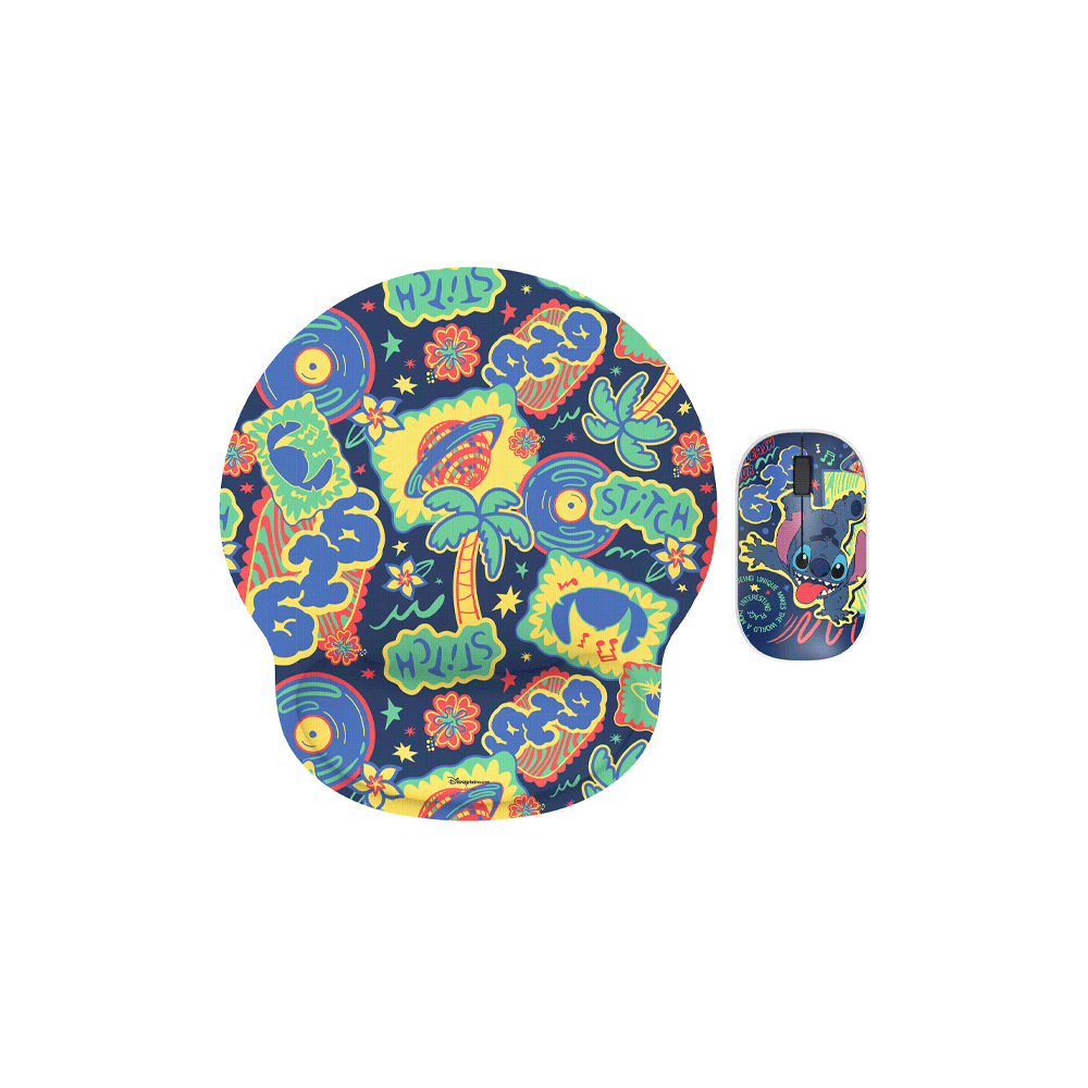 MOUSE XTECH WIRELESS + MOUSE PAD XTM-DKT1ST STITCH