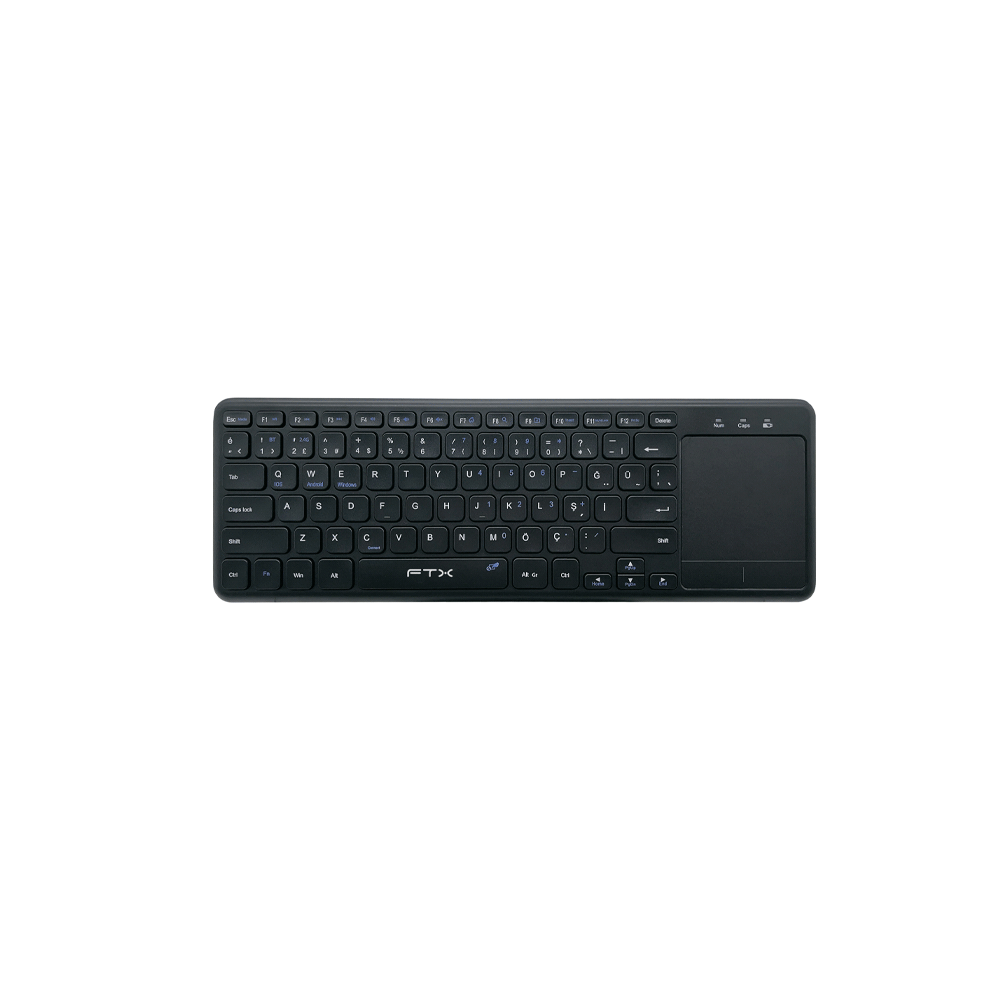 TECLADO + TOUCH PAD FTX BLUETOOTH FTXB023 POR/NEGRO