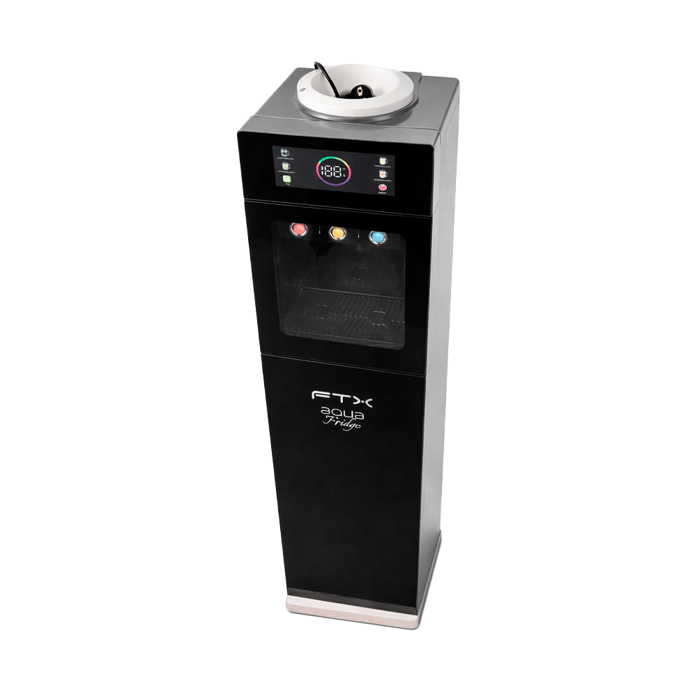BEBEDERO FTX AQUA FRIDGE HELADERA/ TOUCH/ FRIO/ NATURAL/ CALOR/ 220V NEGRO WD2-HCFTH