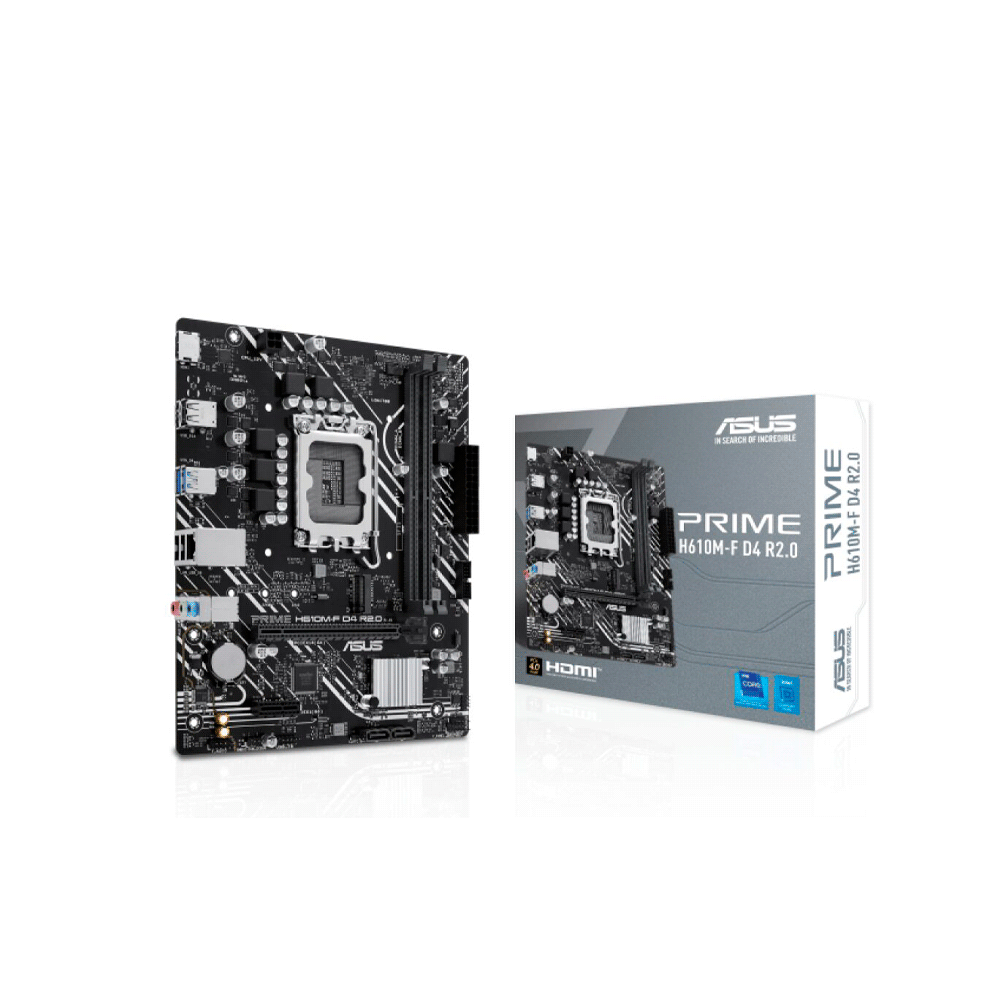 PLACA MADRE ASUS 1700 H610M-F D4 R2.0 PRIME S/R/HDMI/M2/USB3.2/MATX