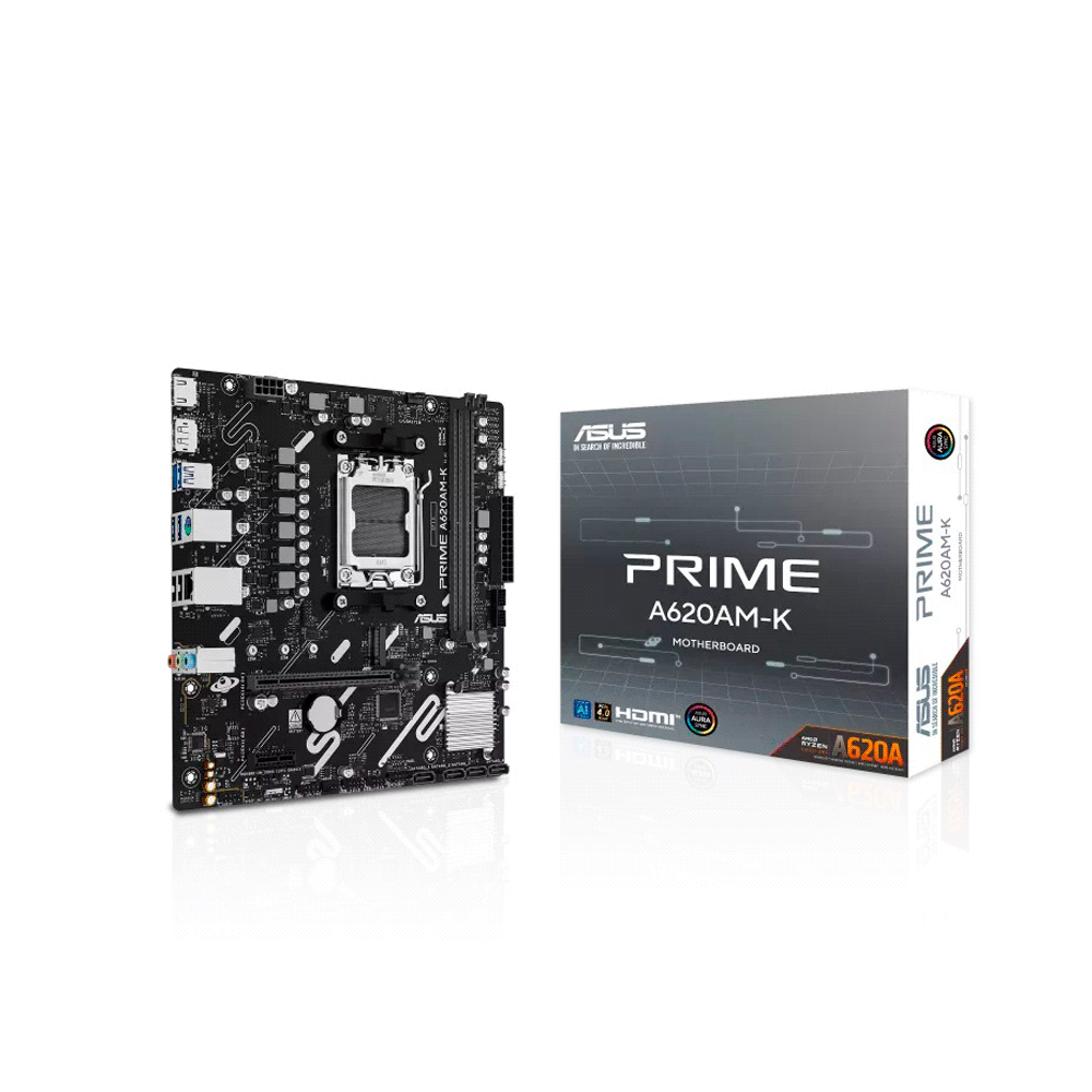 PLACA MADRE ASUS AM5 A620AM-K PRIME DDR5 S/R/HDMI/M2/MATX