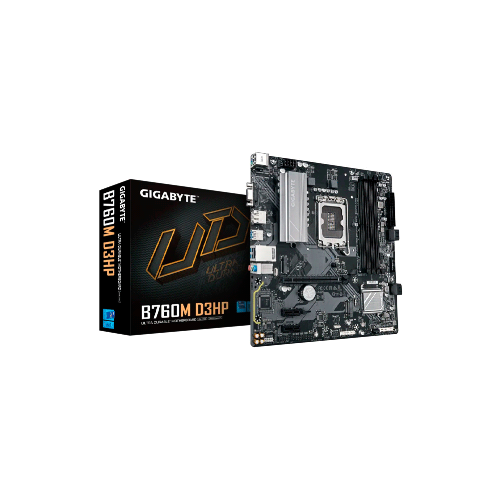 PLACA MADRE GIGABYTE 1700 B760M D3HP DDR5 V/S/R/HDMI/DP/2M2/USB3.2/MATX