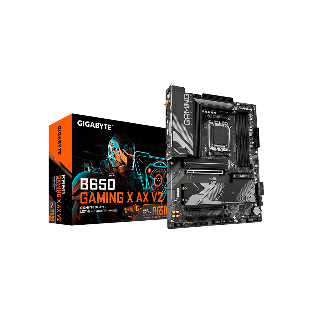 PLACA MADRE GIGABYTE AM5 B650 GAMING X AX V2 DDR5 S/R/HDMI/DP/3M2/WIFI/USB/ATX