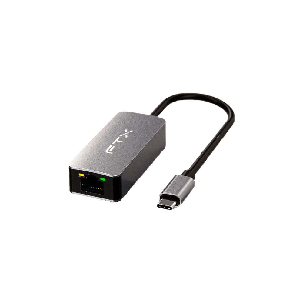 ADAPTADOR USB-C 3.1 - RJ45 M/H FTX CML2500-AG 2.5GBPS/GRIS