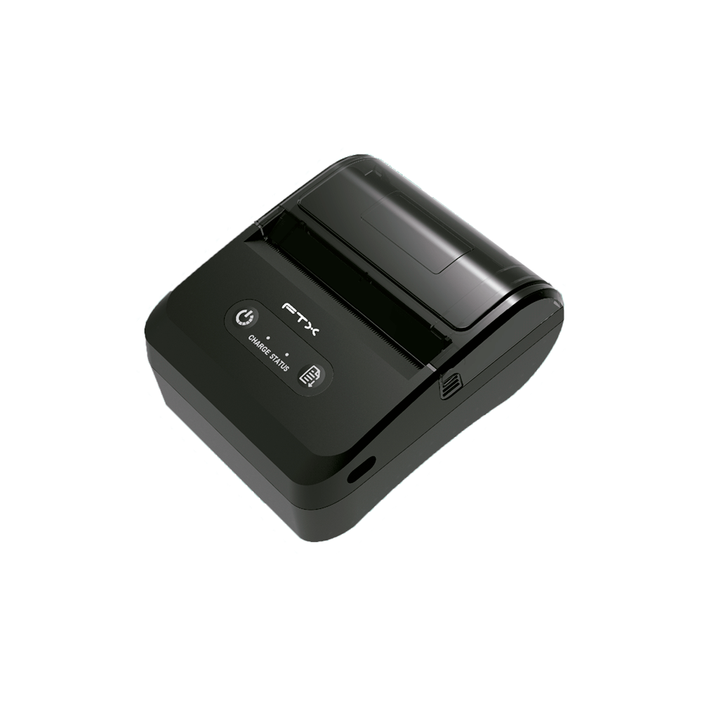 IMPRESORA TERMICA DIRECTA FTX RECIBOS 3" TDR080BT PORTATIL USB/BT NEGRO