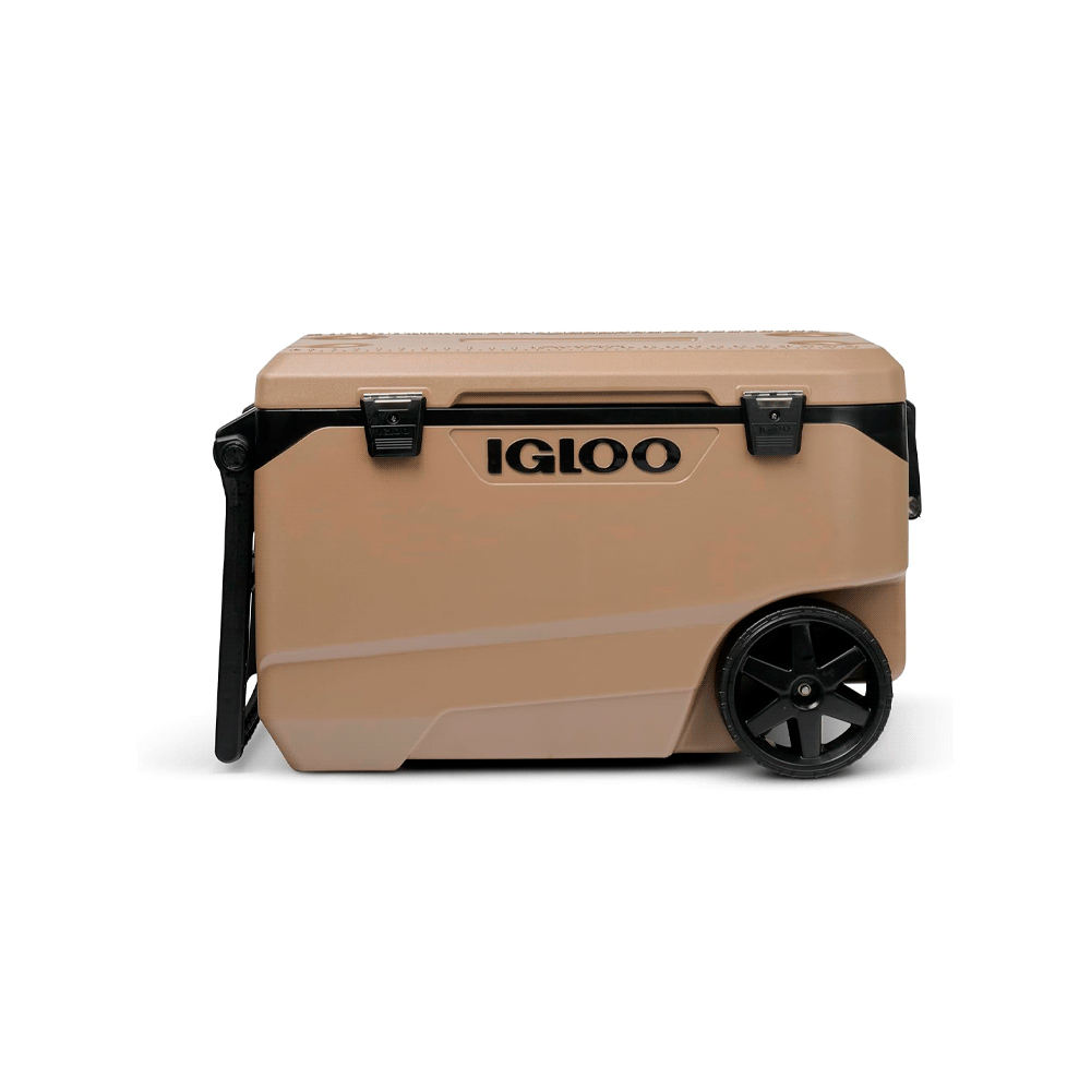 CONSERVADORA IGLOO 66 LITROS LATITUDE MAXCOLD ROLLER COOLER C/RUEDAS 35160 MARRON