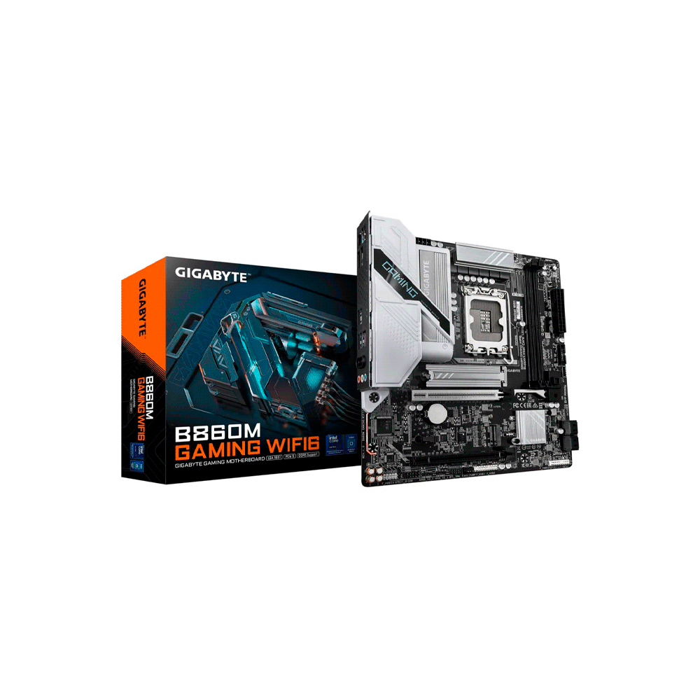 PLACA MADRE GIGABYTE 1851 B860M GAMING WIFI6 DDR5 S/R/HDMI/DP/2M2/USB3.2/MATX