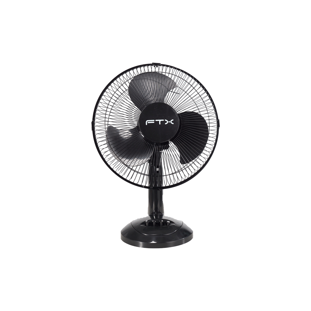 VENTILADOR DE MESA FTX 3 VEL AURA 45W 220V NEG/MET HB-TF-15-02