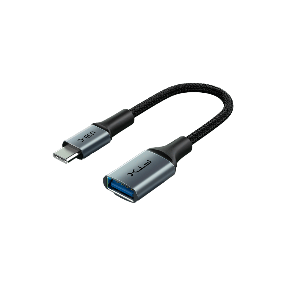 ADAPTADOR USB-C - USB-A 3.0 M/H FTX-CMAF3.0-AG0.15 5GBPS/GRIS