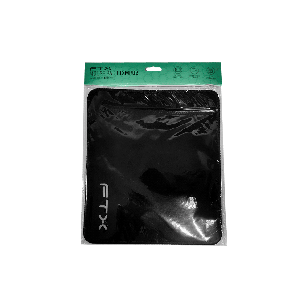 MOUSE PAD FTXMP02 20X24X0.3CM NEGRO