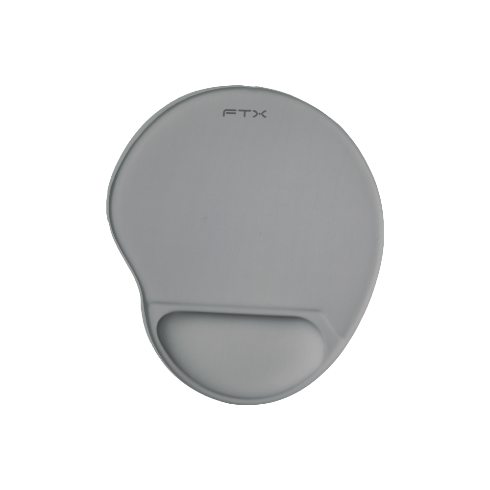 MOUSE PAD FTXMPG01-GN 31X27CM CON APOYO DE MUÑECA EN GEL GRIS