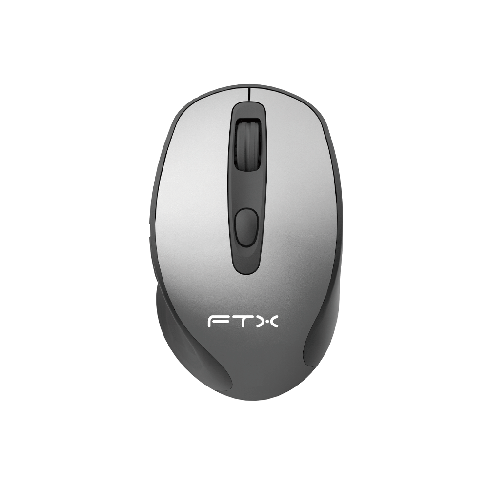 MOUSE FTX WIRELESS DUAL-MODE FTXMWB40 1600DPI/4 BOTONES/GRIS CON NEGRO