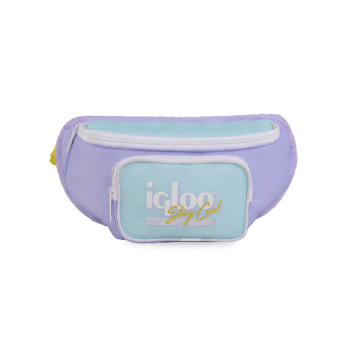 [IGLOO 63078] BOLSA TERMICA IGLOO 3 LATAS FUNNY PACK RETRO LILA 63078