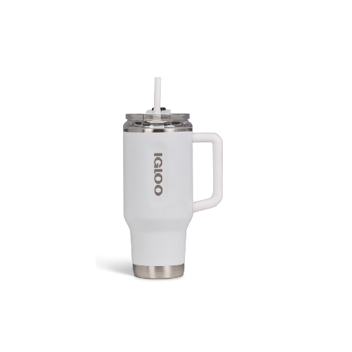 [IGLOO 71221] VASO TERMICO IGLOO 950ML  BLANCO C/PAJITA 71221