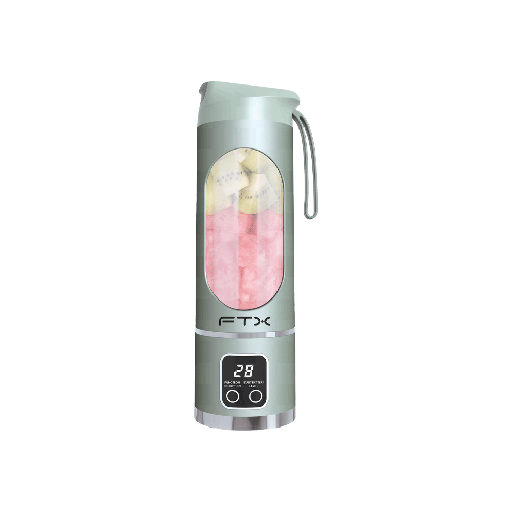 [FTXPB-GR] LICUADORA PORTATIL FTX 25W RECARGABLE 3 FUNCIONES VERDE PB-GR