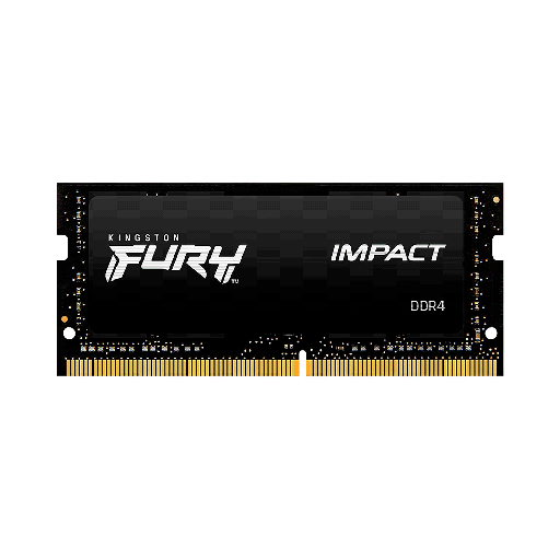 [KF432S20IB/8] MEMORIA RAM P/ NB DDR4  8GB 3200 KINGSTON FURY IMPACT BK KF432S20IB/8 XMP