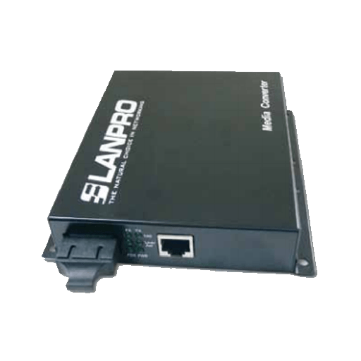 [8308] CONVERTIDOR DE FIBRA OPTICA LANPRO SM SC X 20 KMS LP-ICF2100-20
