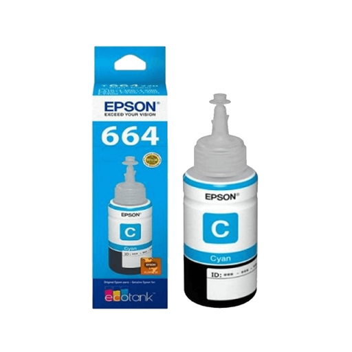[T664220-AL] TINTA EPSON T664 220 CIANO L1XX/L2XX/L3XX/L5XX T664220-AL 70ML