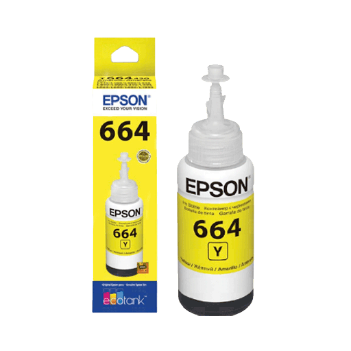 [T664420-AL] TINTA EPSON T664 420 AMARILLO L1XX/L2XX/L3XX/L5XX T66420-AL 70ML