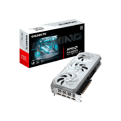 [RX 9070 XT GAMI] PLACA DE VIDEO GIGABYTE RX9070 XT GAMING 16G OC ICE DDR6 GV-R907XGAMINGOCICE-16GD