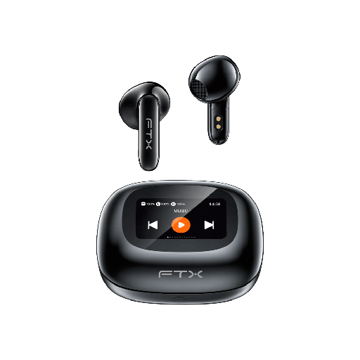 [FTX E97L-BK] AURICULAR CON MICROFONO FTX E97L-BK BT/MIC/TOUCH/IPX6 NEGRO C/PANT LED
